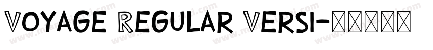 Voyage Regular Versi字体转换